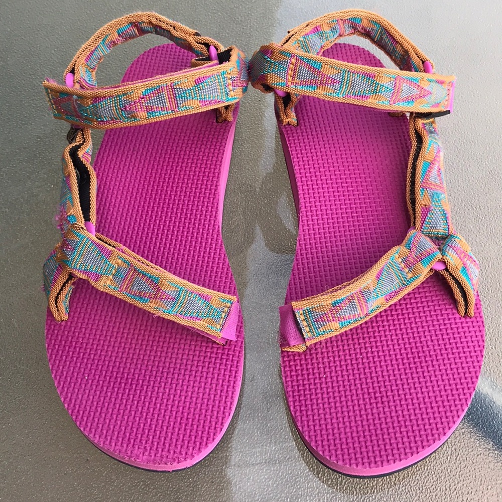 Teva Pink Aztec Sandals